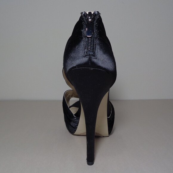 Enzo Angiolini Size 9.5 M / SLENDOR  / Black / Satin / Sandals New Women's Shoes - Picture 10 of 16